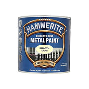 Hammerite 5122064 Direct to Rust Metal Paint - Smooth Cream Finish 750ML