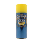 Hammerite Aerosol Spray Paint Smooth Yellow 400Ml