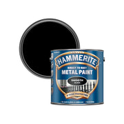 Hammerite Direct to Rust Metal Paint - Smooth Black Finish 2.5L