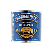 Hammerite Direct to Rust Metal Paint - Smooth Yellow Finish 250ML
