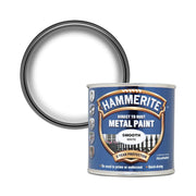 Hammerite Direct To Rust Metal Paint, Smooth White, 250 Ml (Pack of 1), 5084857