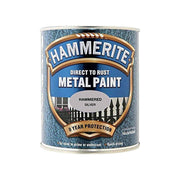 Hammerite Metal Paint Hammered Silver 750Ml