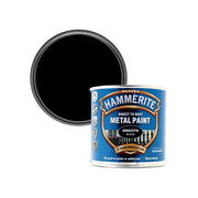 Hammerite Metal Paint Smooth Black 250ml