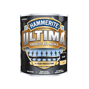Hammerite Ultima Matt Metal Paint - 750ml - Black