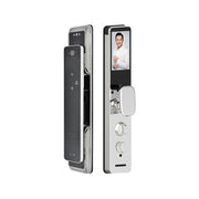 Hasanat Essentials Smart Lock Cat Eye Viewer + Finger Vein - CLP-LK-302 | Bright Gun | 24*240mm | Finger Vein & Camera