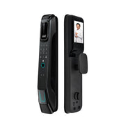 Hasanat Essentials Smart Lock Cat Eye Viewer Model - CLP-LK-1702 | Black | 24*240mm | Fingerprint & Camera