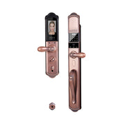 Hasanat Essentials Smart Lock Cat Eye Viewer Model - CLP-LK-702 | Red Bronze | 24*240mm | Camera & Fingerprint Access