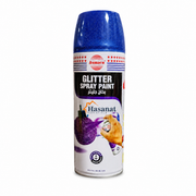 Asmaco Glitter Spray Paint 400ml / 240gms - Dark Blue