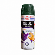 Asmaco Glitter Spray Paint 400ml / 240gms - Dark Green