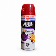 Asmaco Glitter Spray Paint 400ml / 240gms - Dark Red