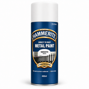 Hammerite Aerosol Metal Paint 400ml - Smooth White 400ml