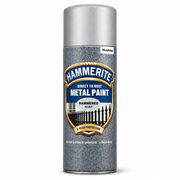 Hammerite Aerosol Metal Paint 400ml - Hammered Silver 400ml