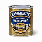 Hammerite Metal Paint Tin - Hammered Gold 250ml