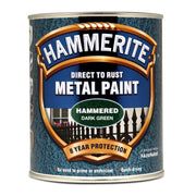Hammerite Metal Paint Hammered Dark Green 750Ml