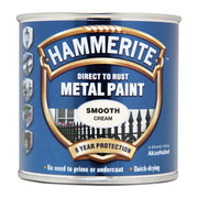 Hammerite 5122058 Smooth Metal Paint, Cream, 250ML