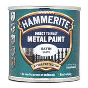 Hammerite 5092881 Metal Paint: Satin White 250ml